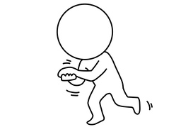 suck upのイラスト